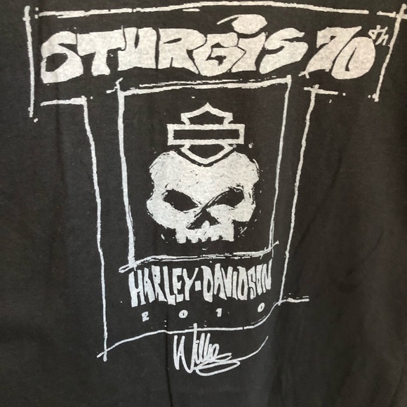 Harley-Davidson Womens Sturgis 70th 2010 T-shirt - Picture 3 of 5